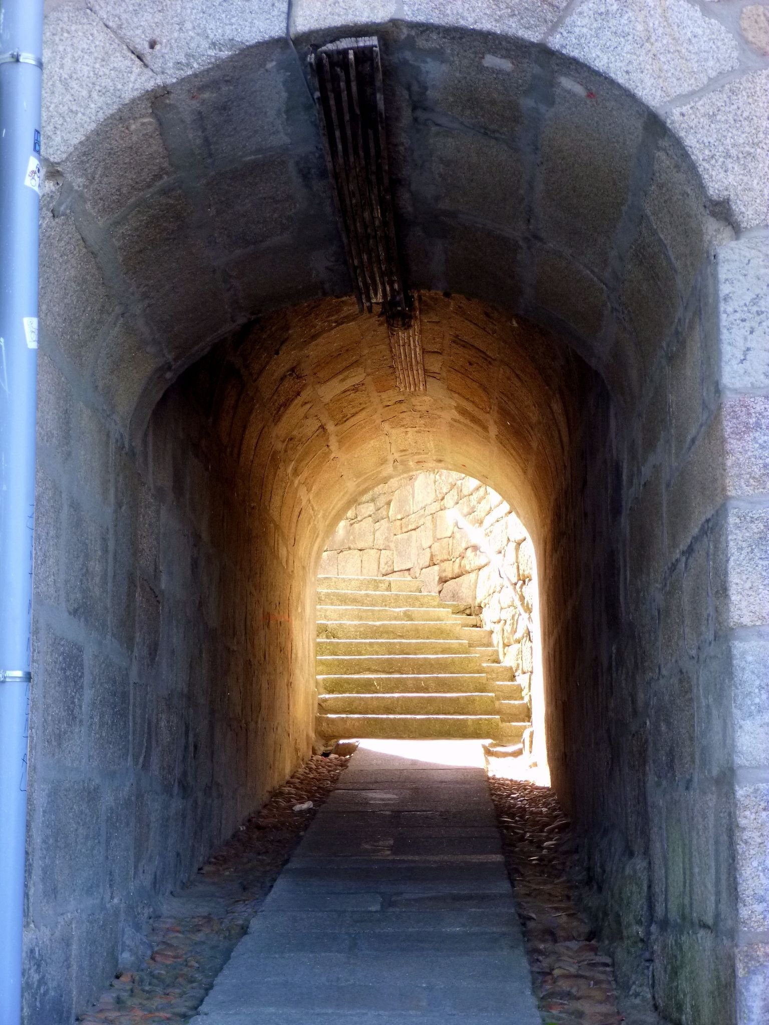 El túnel de las Clarisas, en el casco histórico de Tui.